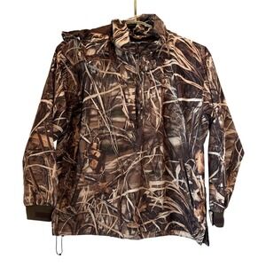 Drake Waterfowl Systems Mens 3XL Camo 1/4 Zip Pullover Jacket Max-4 HD Hunting
